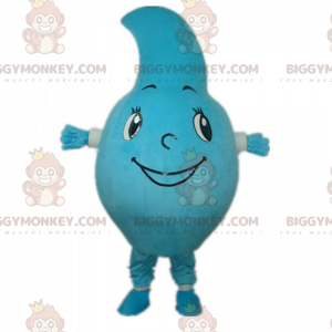 Costume da mascotte BIGGYMONKEY™ personaggio blu con faccina