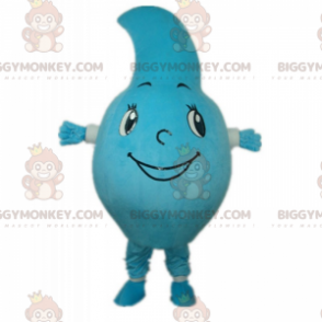 Costume da mascotte BIGGYMONKEY™ personaggio blu con faccina