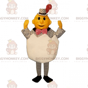 Disfraz de mascota del personaje de cáscara de huevo
