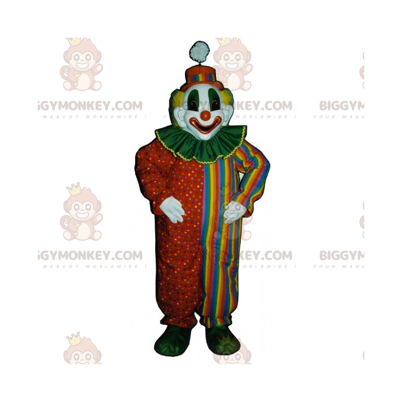 Zirkusfigur BIGGYMONKEY™ Maskottchenkostüm – Clown -