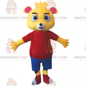 Costume de mascotte BIGGYMONKEY™ de personnage d'ourson -