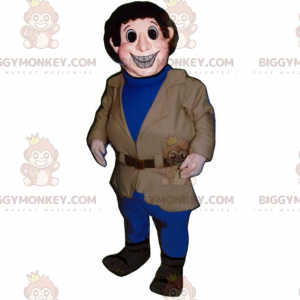 Disfraz de mascota BIGGYMONKEY™ del personaje de la capa -