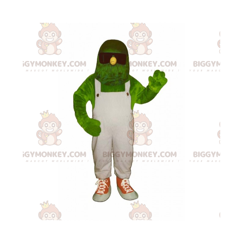 Fictional Character BIGGYMONKEY™ Mascot Costume in Overalls and