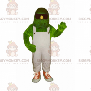 Fiktive Figur BIGGYMONKEY™ Maskottchenkostüm in Overalls und