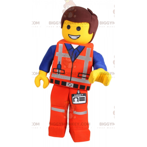 Costume da mascotte Lego Character BIGGYMONKEY™ - Operaio -