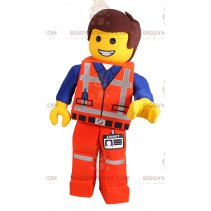 Lego-Figur BIGGYMONKEY™ Maskottchen-Kostüm – Arbeiter -