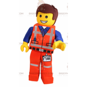 Lego Character BIGGYMONKEY™ Mascot Costume - Worker -