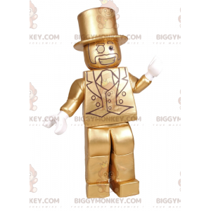 Costume da mascotte Golden Lego Character BIGGYMONKEY™ -
