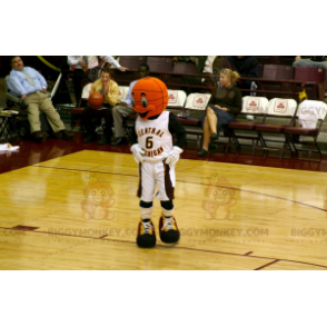 Disfraz de mascota BIGGYMONKEY™ de baloncesto en ropa deportiva