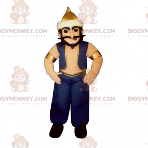 Costume da mascotte BIGGYMONKEY™ da personaggio orientale -