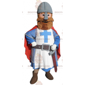 Costume da mascotte da cavaliere BIGGYMONKEY™ vestito di rosso