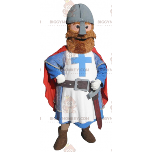 Ridder BIGGYMONKEY™ mascottekostuum gekleed in rood, blauw en