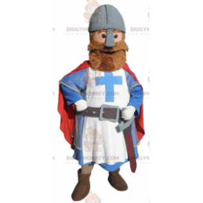 Costume da mascotte da cavaliere BIGGYMONKEY™ vestito di rosso