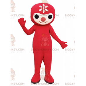 BIGGYMONKEY™-mascottekostuum met rood karakter - Biggymonkey.com