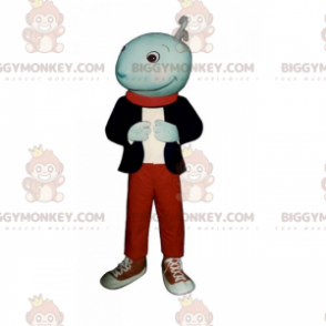 Disfraz de mascota BIGGYMONKEY™ de personaje sonriente con