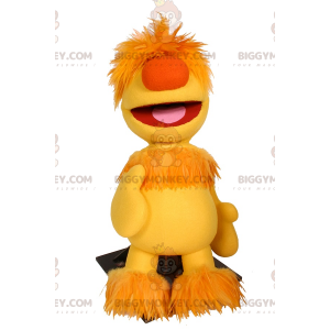 Sesame Street Style -hahmon BIGGYMONKEY™ maskottiasu - oranssi