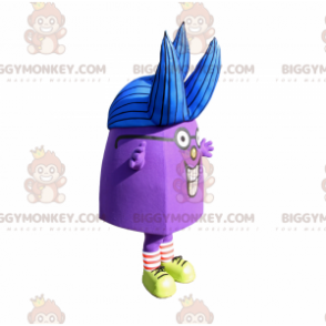 Disfraz de mascota BIGGYMONKEY™ de personaje morado -