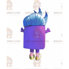 Costume da mascotte personaggio viola BIGGYMONKEY™ -