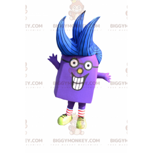 Disfraz de mascota BIGGYMONKEY™ de personaje morado -