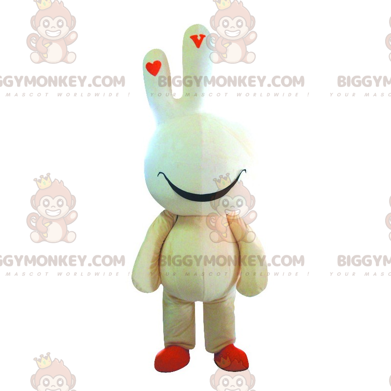 Fantasia de mascote BIGGYMONKEY™ de desenho animado sorridente