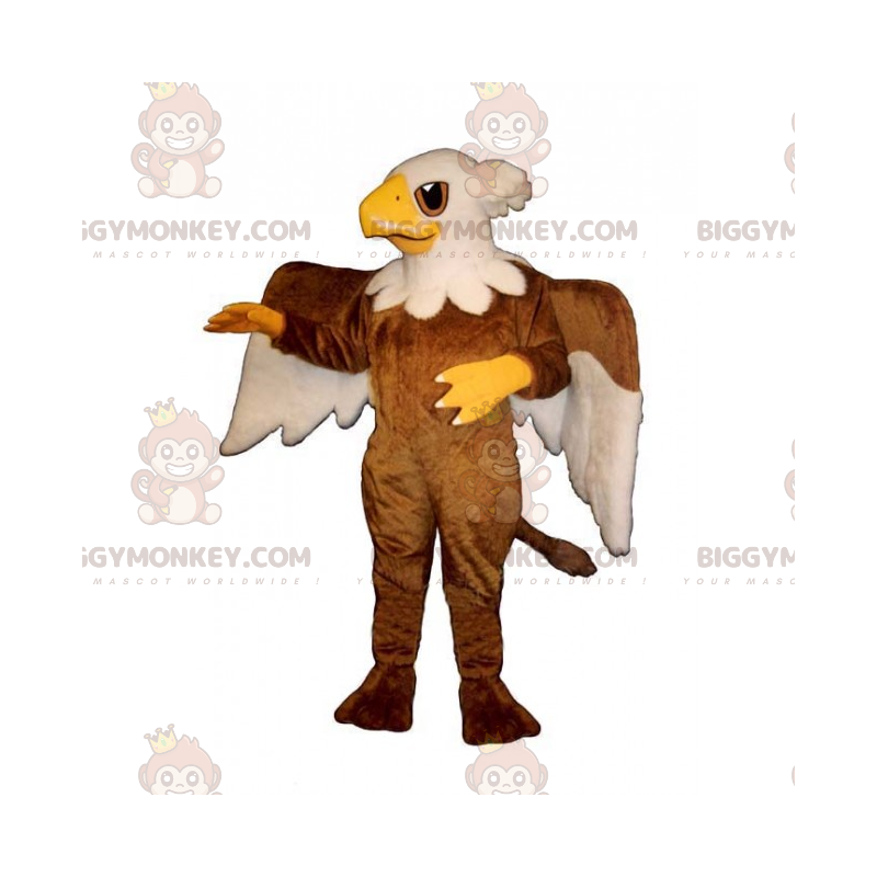 BIGGYMONKEY™ Little Eagle with Two Tone Wings maskottiasu -