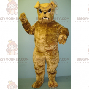 Little Tan Bulldog BIGGYMONKEY™ Maskottchen-Kostüm -