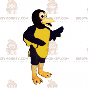 Costume de mascotte BIGGYMONKEY™ de petit canard bicolore -