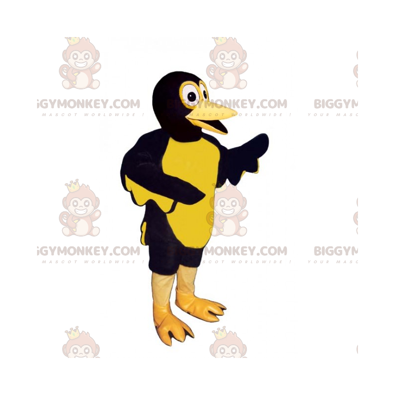 Dwukolorowy kostium maskotki kaczątko BIGGYMONKEY™ -