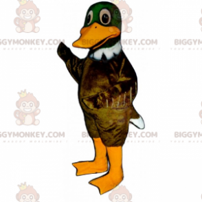 Little Green Duck BIGGYMONKEY™ maskottiasu - Biggymonkey.com