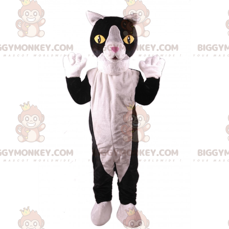 Disfraz de mascota Little Black and White Cat BIGGYMONKEY™ -