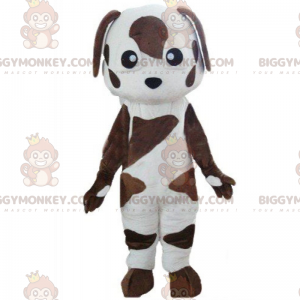 BIGGYMONKEY™ lille brun plettet hundemaskotkostume -