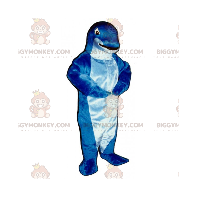 Lille blå delfin BIGGYMONKEY™ maskotkostume - Biggymonkey.com