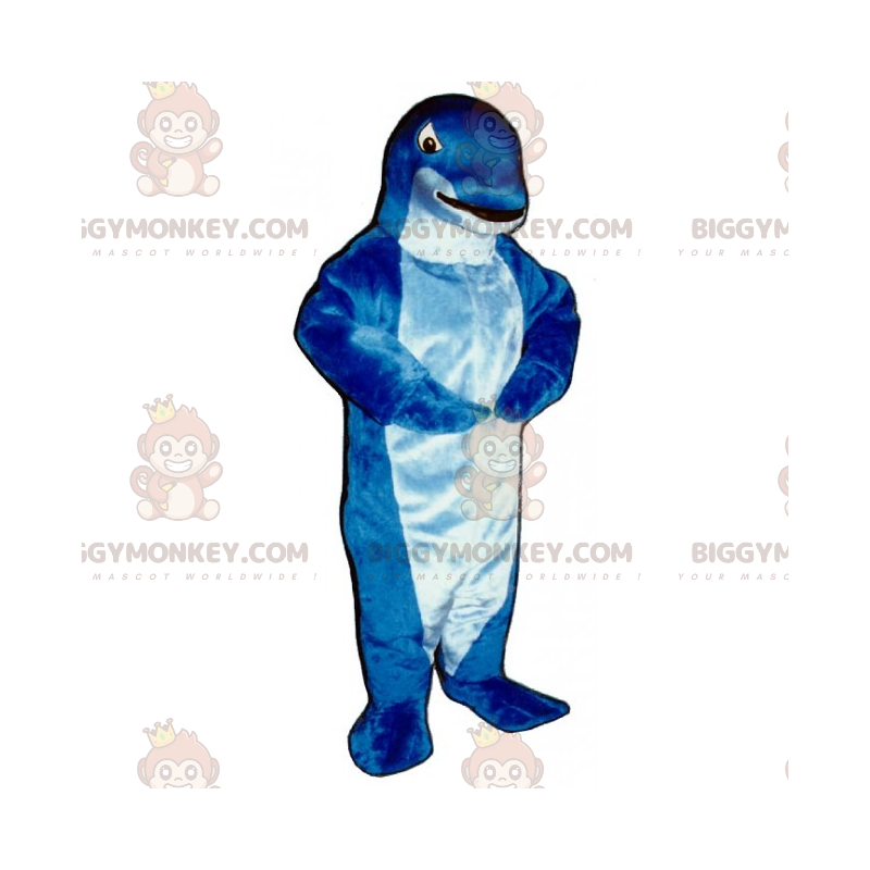 Little Blue Dolphin BIGGYMONKEY™ mascottekostuum -