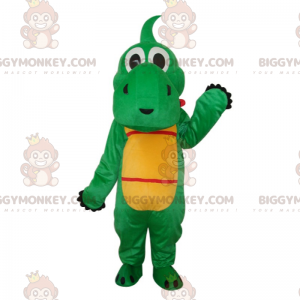 BIGGYMONKEY™ Lilla Dino med maskotdräkt med stor näsa -