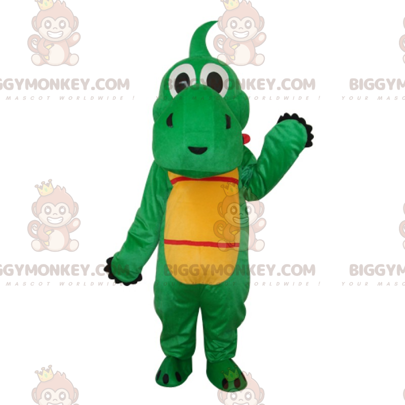 BIGGYMONKEY™ Lille Dino med maskotkostume med stor næse -