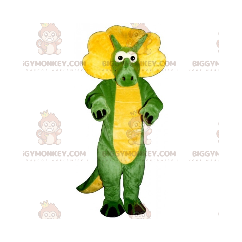 BIGGYMONKEY™ Little Dino Triceratopsin maskottiasu -