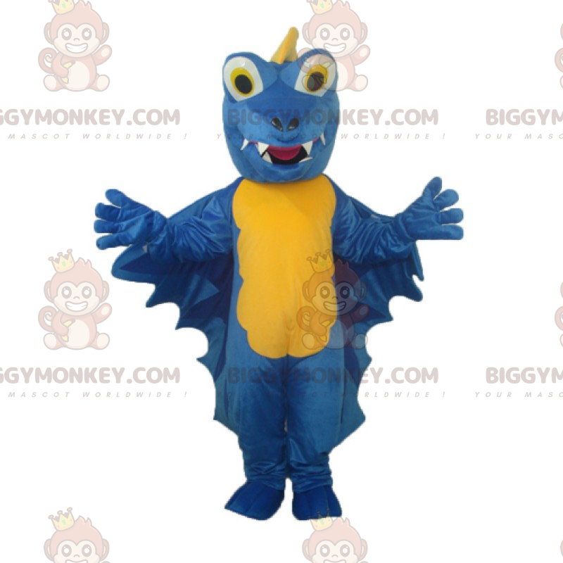 Smilende lille drage BIGGYMONKEY™ maskotkostume -