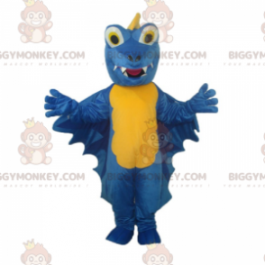 Lächelnder kleiner Drache BIGGYMONKEY™ Maskottchenkostüm -