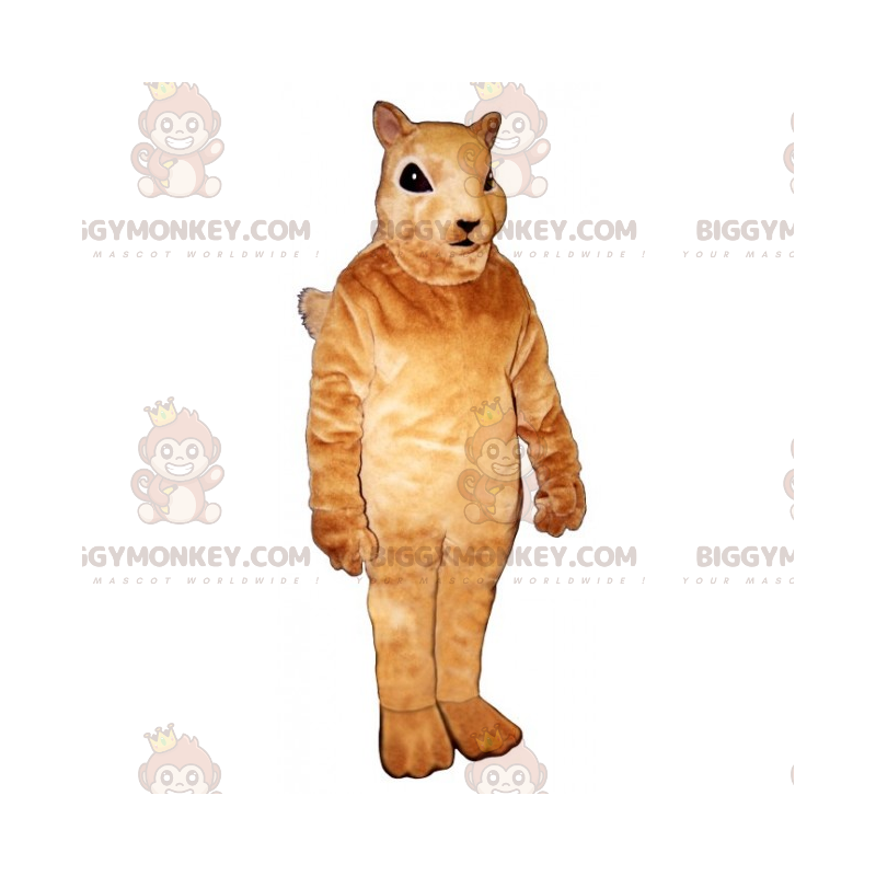 Costume de mascotte BIGGYMONKEY™ de petit écureuil beige -