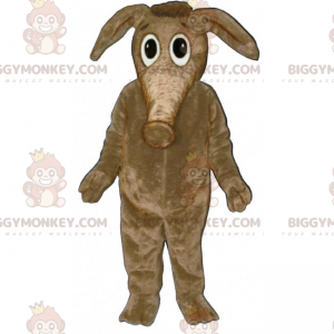 Traje de mascote BIGGYMONKEY™ Pequeno Elefante Olhos Grandes –