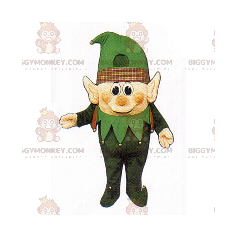 Costume da mascotte da piccolo elfo BIGGYMONKEY™ -