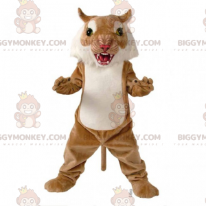 BIGGYMONKEY™ tweekleurig mascottekostuum voor kleine kat -