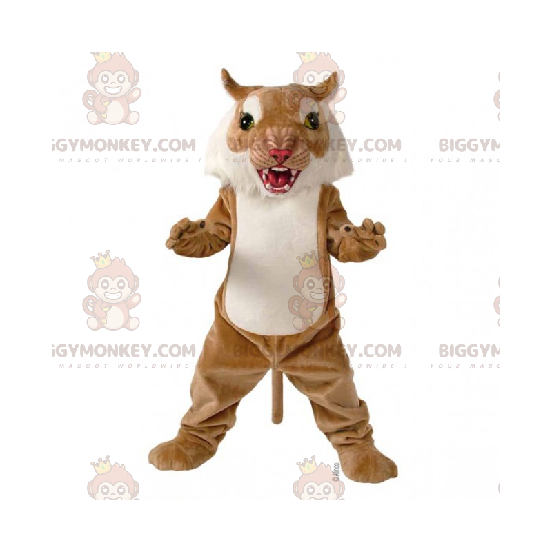 BIGGYMONKEY™ tweekleurig mascottekostuum voor kleine kat -