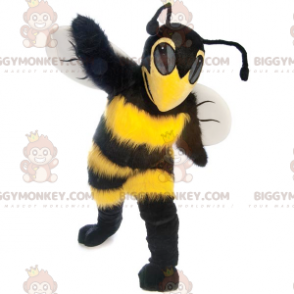 Costume da mascotte BIGGYMONKEY™ ape vespa gialla e nera