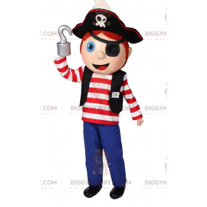 Costume da mascotte Little Pirate Boy BIGGYMONKEY™ -