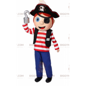 BIGGYMONKEY™-mascottekostuum voor kleine piratenjongen -