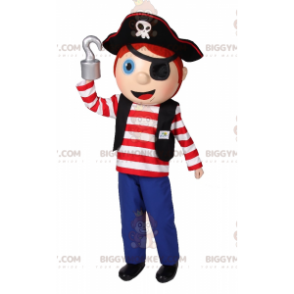 Costume de mascotte BIGGYMONKEY™ de petit garçon pirate -