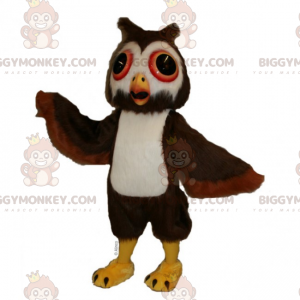 Costume da mascotte di Big Eyed Little Owls BIGGYMONKEY™ -