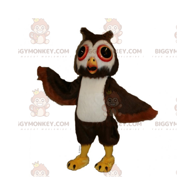 Big Eyed Little Owls BIGGYMONKEY™ Mascottekostuum -