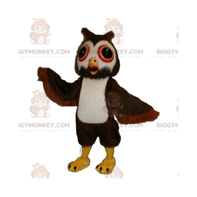 Big Eyed Little Owls BIGGYMONKEY™ maskotkostume -